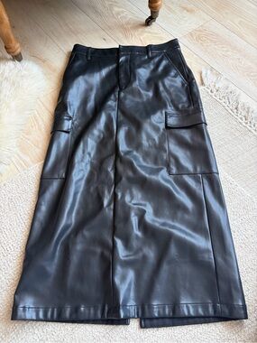 Gap Faux Leather MIDI Skirt